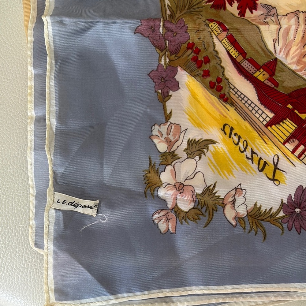 Vintage Map Print Scarf - Picture 10 of 11